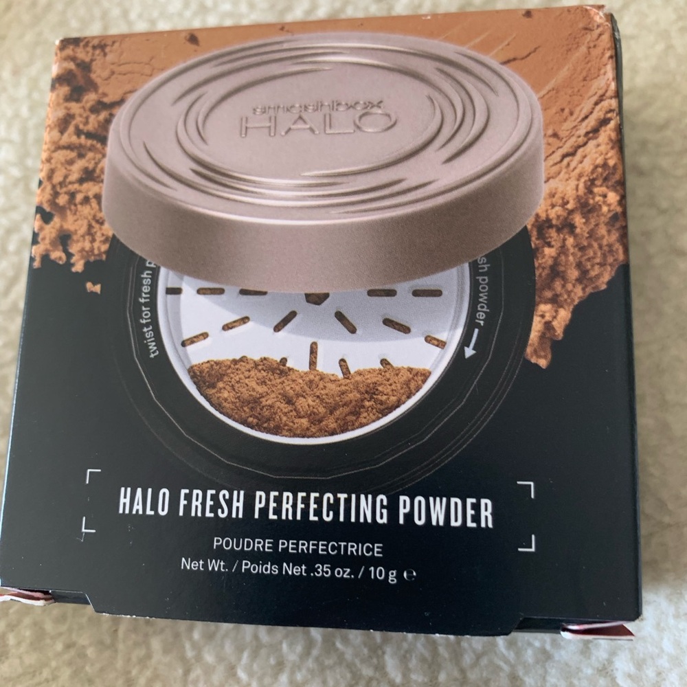 Smashbox Halo Fresh Perfecting Powder Tan Loose Longwearing 0.35oz 10g
